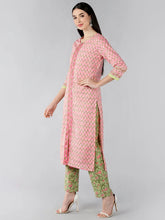 Women's Pure Cotton Printed Kurta Pant-VKSKD1189AB